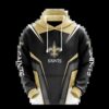 NFL New Orleans Saints Logo 3D Hoodie 9, NFL Hoodie