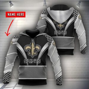 NFL New Orleans Saints Personalized 3D Hoodie, NFL Hoodie