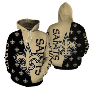 NFL New Orleans Saints 3D Hoodie 8, NFL Hoodie