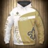 NFL New Orleans Saints 3D Hoodie 9, NFL Hoodie