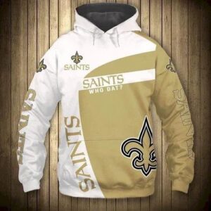 NFL New Orleans Saints 3D Hoodie 9, NFL Hoodie