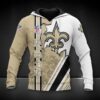 NFL New Orleans Saints All Over Print Hoodie, NFL Hoodie
