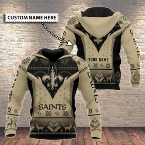 NFL New Orleans Saints Personalized 3D Hoodie 5, NFL Hoodie