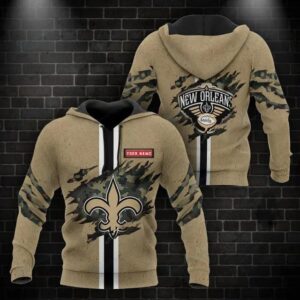 NFL New Orleans Saints Personalized 3D Hoodie 6, NFL Hoodie