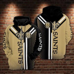 NFL New Orleans Saints Logo 3D Hoodie 4,  NFL Hoodie