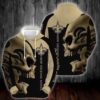 NFL New Orleans Saints Skull 3D Hoodie, NFL Hoodie