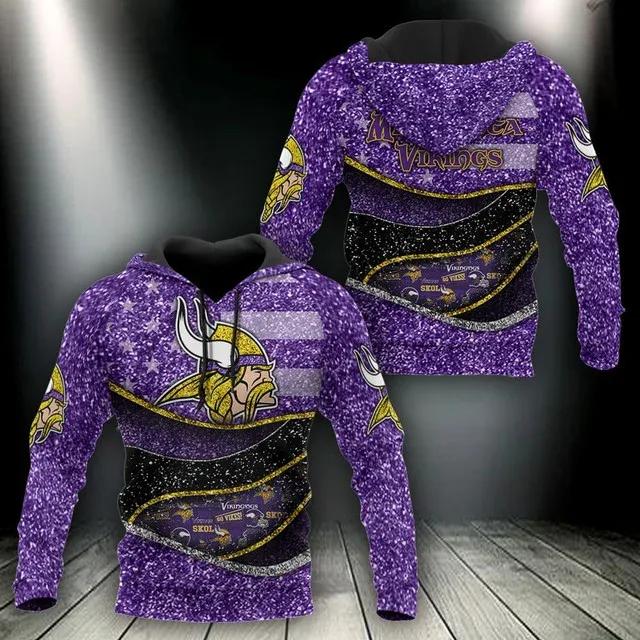 NFl Minnesota Vikings 3D Hoodie 14, NFL Hoodie NFl Minnesota Vikings 3D Hoodie 14, NFL Hoodie