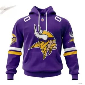 Personalized Minnesota Vikings 3D Hoodie, NFL Hoodie
