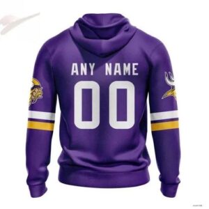 Personalized Minnesota Vikings 3D Hoodie, NFL Hoodie