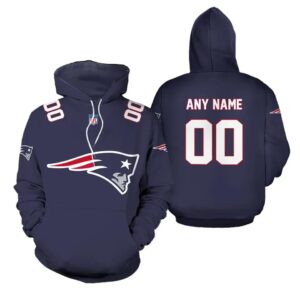 Personalized New England Patriots 3D Hoodie, NFL Hoodie
