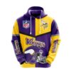 NFl Minnesota Vikings Logo 3D Hoodie 2, NFL Hoodie