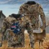 New England Patriots Realtree Hunting Camo 3D Hoodie, NFL Hoodie