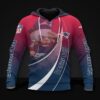 New England Patriots Rush Zone 3D Hoodie, NFL Hoodie