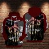 New England Patriots Skeleton Middle Finger Style 3D Hoodie, NFL Hoodie