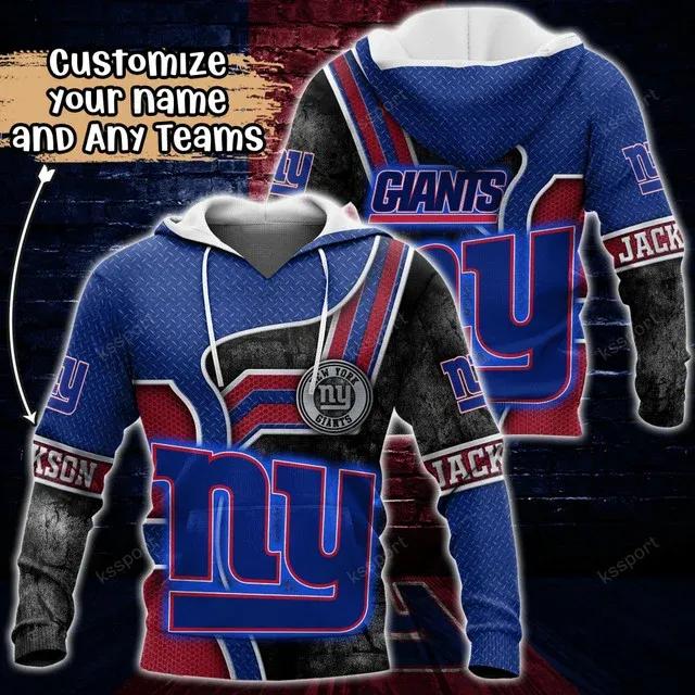 NFL New York Giants Personalized 3D Hoodie, NFL Hoodie NFL New York Giants Personalized 3D Hoodie, NFL Hoodie