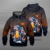 New England Patriots Skellington Halloween 3D Hoodie, NFL Hoodie