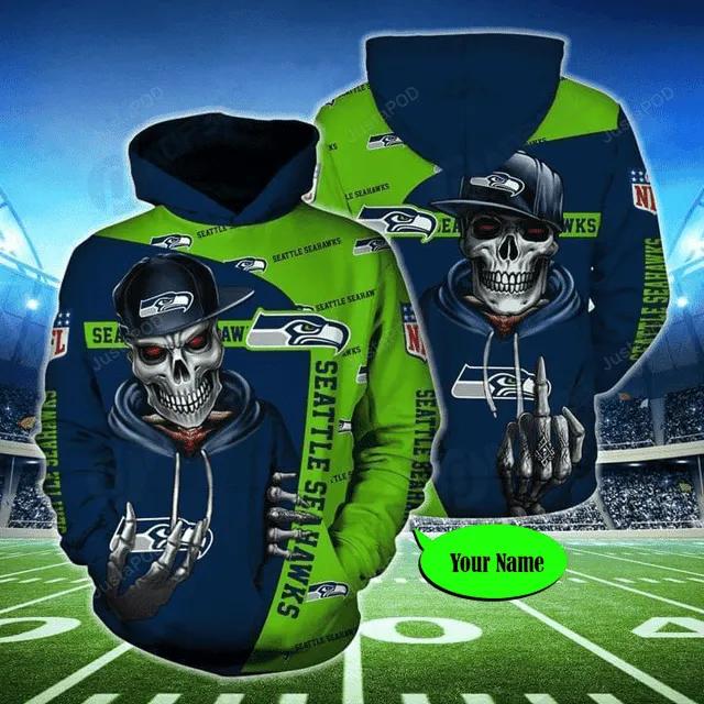 Personalized Seattle Seahawks Hiphop Skeleton Hold Logo Seahawks – Hoodie 3D, NFL Hoodie Personalized Seattle Seahawks Hiphop Skeleton Hold Logo Seahawks – Hoodie 3D, NFL Hoodie