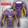 NFl Minnesota Vikings Personalized 3D Hoodie, NFL Hoodie