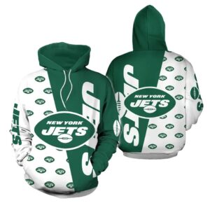 NFL New York Jets 3D Hoodie 1, NFL Hoodie