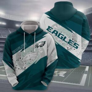 Philadelphia Eagles All Over Print Hoodie, NFL Hoodie
