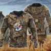Pittsburgh Steelers Realtree Hunting Camo 3D Hoodie, NFL Hoodie