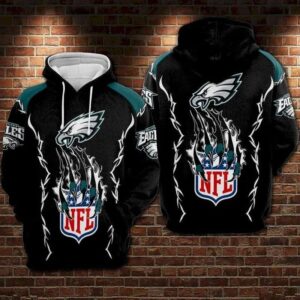 Philadelphia Eagles Claws 3D Hoodie, NFL Hoodie