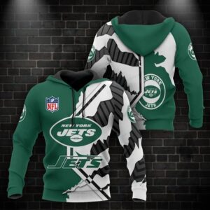 NFL New York Jets 3D Hoodie 9, NFL Hoodie