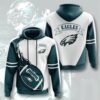 Philadelphia Eagles Fire Ball 3D Hoodie, NFL Hoodie