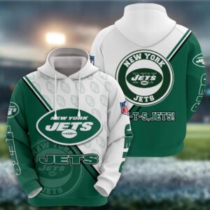 NFL New York Jets Logo 3D Hoodie, NFL Hoodie