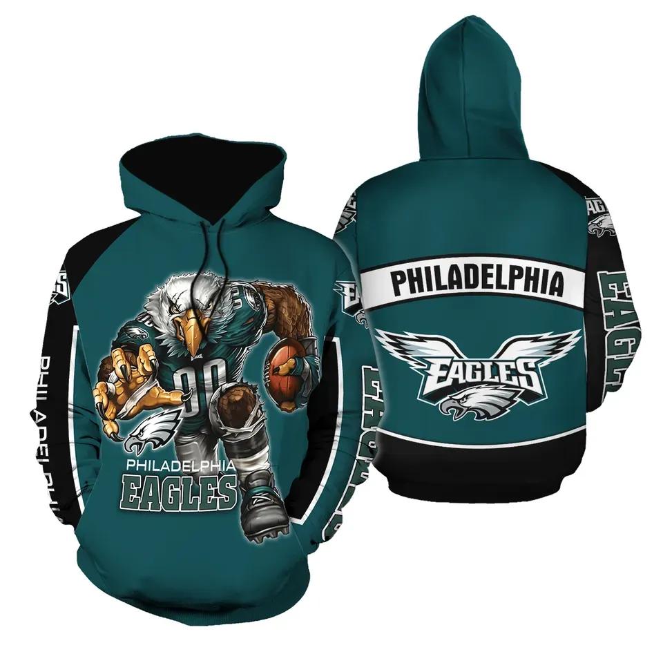 Philadelphia Eagles Football Band 3D Lightweight Hoodie, NFL Hoodie Philadelphia Eagles Football Band 3D Lightweight Hoodie, NFL Hoodie