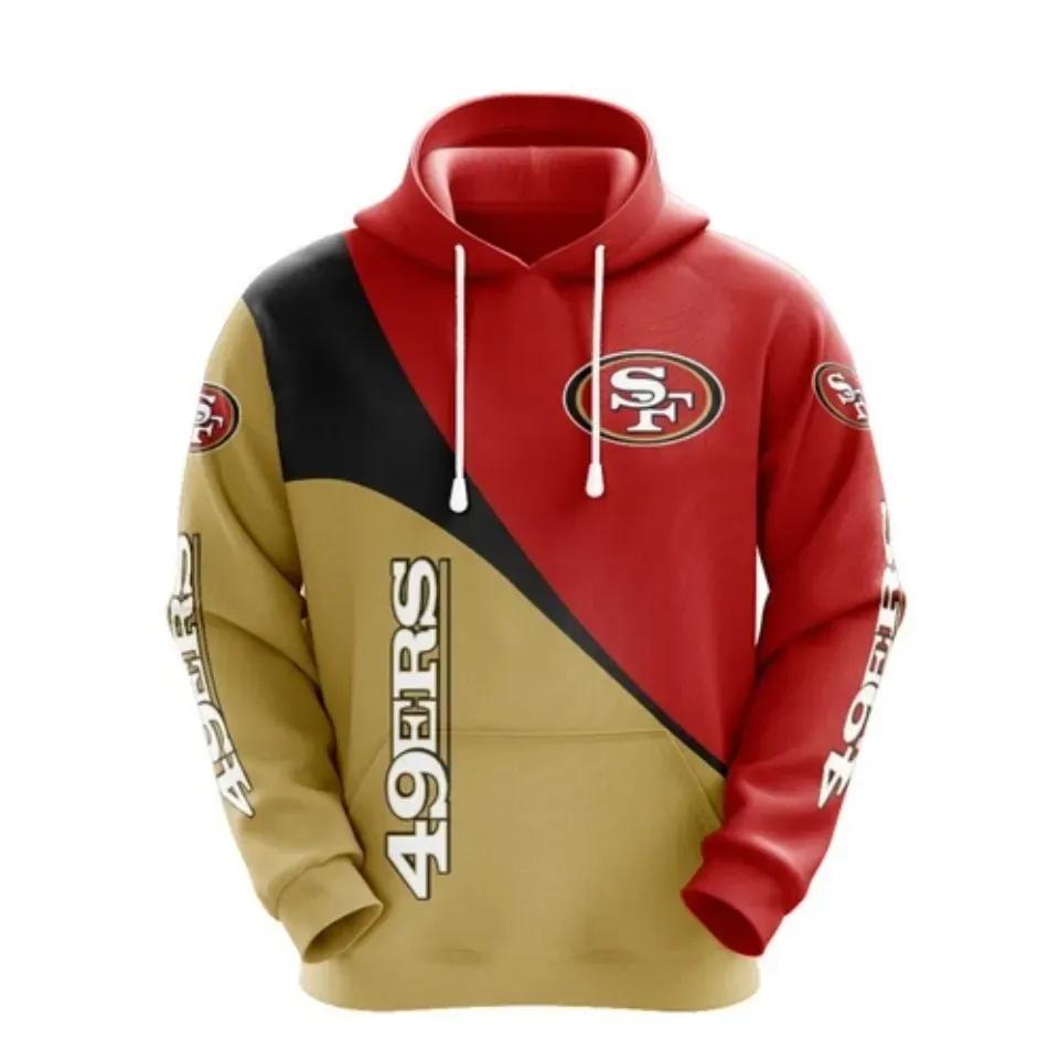 San Francisco 49ers 3D Hoodie, NFL Hoodie San Francisco 49ers 3D Hoodie, NFL Hoodie