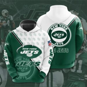 NFL New York Jets Logo 3D Hoodie 2, NFL Hoodie