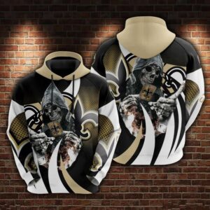 New Orleans Saints Death 3D Hoodie, NFL Hoodie
