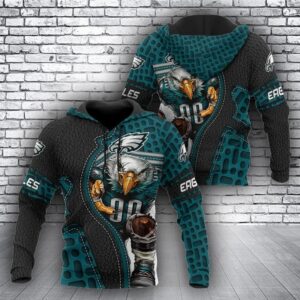 NFL Philadelphia Eagles 3D Hoodie 10, NFL Hoodie