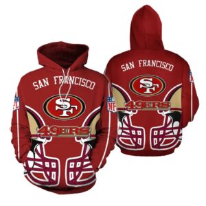 San Francisco 49ers 3D Hoodie 7, NFL Hoodie