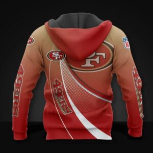 San Francisco 49ers All Over Print Hoodie, NFL Hoodie