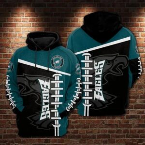 NFL Philadelphia Eagles 3D Hoodie 13, NFL Hoodie