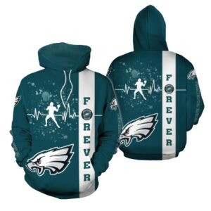 NFL Philadelphia Eagles 3D Hoodie 15, NFL Hoodie