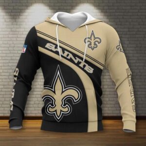 New Orleans Saints NFL All Over Print Hoodie, NFL Hoodie