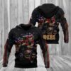 San Francisco 49ers American Flag Skull 3D Hoodie, NFL Hoodie