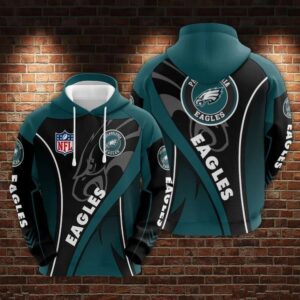 NFL Philadelphia Eagles 3D Hoodie 4, NFL Hoodie