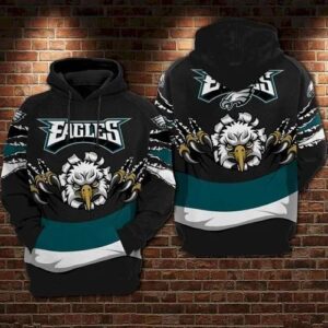 NFL Philadelphia Eagles 3D Hoodie 5, NFL Hoodie