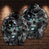 Philadelphia Eagles Skull 3D Hoodie, NFL Hoodie