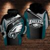 NFL Philadelphia Eagles 3D Hoodie 9, NFL Hoodie