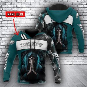 NFL Philadelphia Eagles Death Personalized 3D Hoodie, NFL Hoodie