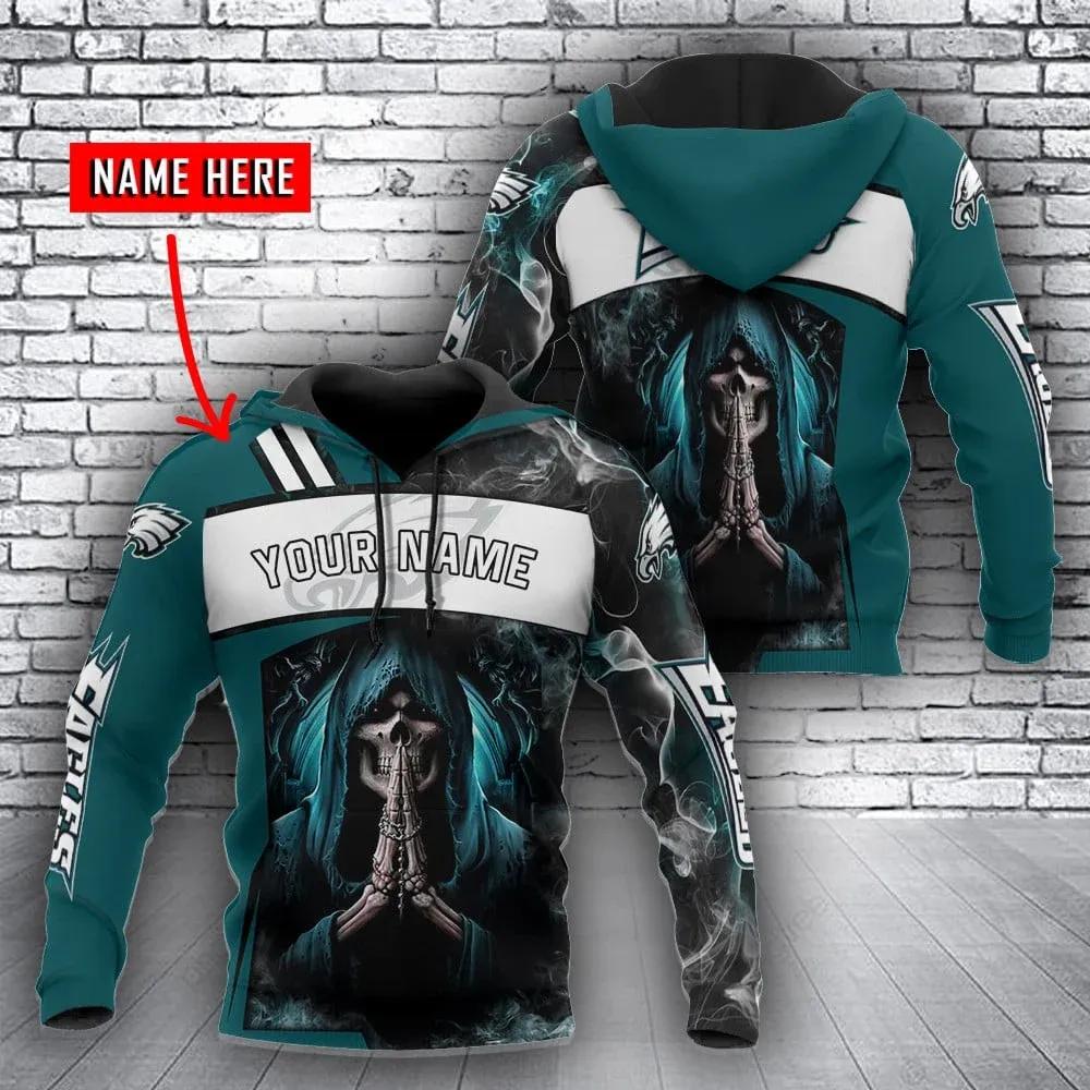 NFL Philadelphia Eagles Death Personalized 3D Hoodie, NFL Hoodie NFL Philadelphia Eagles Death Personalized 3D Hoodie, NFL Hoodie