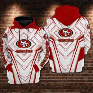 San Francisco 49ers Football 3D Hoodie, NFL Hoodie