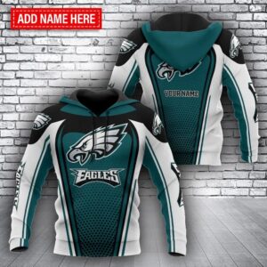 NFL Philadelphia Eagles Personalized 3D Hoodie, NFL Hoodie