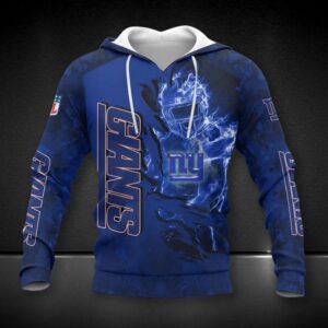 New York Giants All Over Print 3D Hoodie, NFL Hoodie