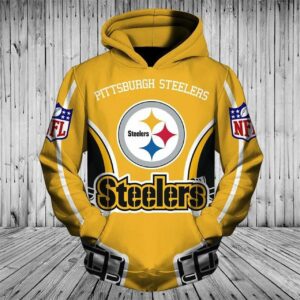 Pittsburgh Steelers 3D All Over Print, NFL Hoodie